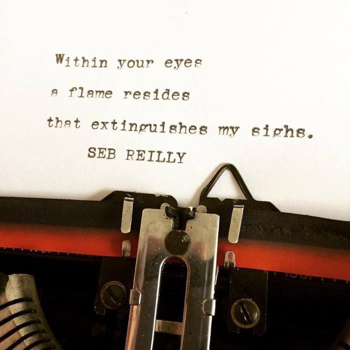 Within your eyes
a flame resides
that extinguishes my sighs.